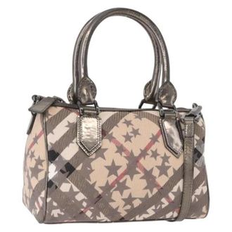 Burberry unisex, Pre-owned, Bruin, Maat: ONE Size Leer