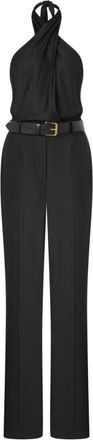 Moschino Jumpsuit met Ceintuur - Dames - Jumpsuits - Zwart - M - Jumpsuits & Playsuits