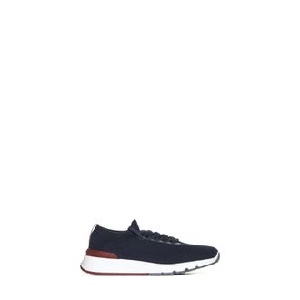 Brunello Cucinelli Brunello Cucinelli, Sneakers, male, Blue, Size: 12 US Knit Runners