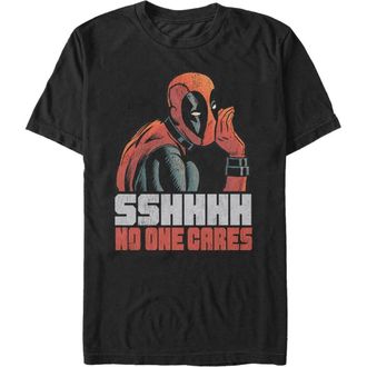 MARVEL Mens Marvel Deadpool No One Cares Graphic T-Shirt in Black at Nordstrom, Size Xxx-Large