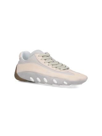 Magliano Two-Tone Leather & Suede Sneakers - Gray