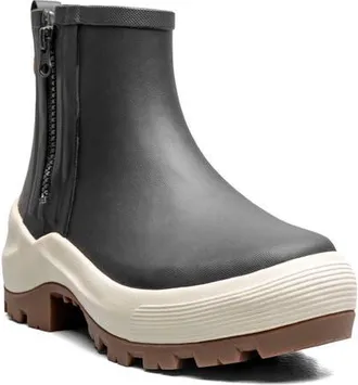Bogs Piper Zip Rain Bootie in Black Multi at Nordstrom, Size 10