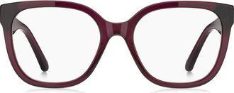 Marc Jacobs 53mm Square Optical Glasses in Burgundy at Nordstrom