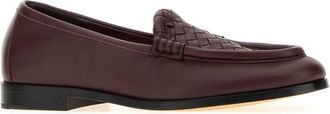Bottega Veneta Womens Nuovo Loafer Burgundy Lamb