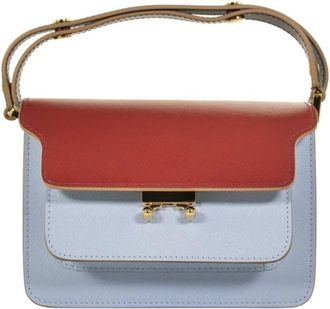 Marni Rood-Blauwe Schoudertas - Dames - Handtassen - Veelkleurig - ONE Size - Tassen