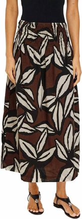 Rails Alessa Midi Skirt In Cocoa Floral