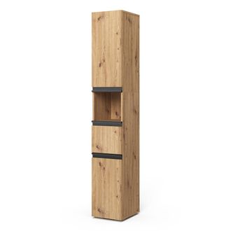 Vicco Armario De Ba&ntilde;o Torren, Artesano, 30 X 181 Cm Con 2 Puertas, Vicco