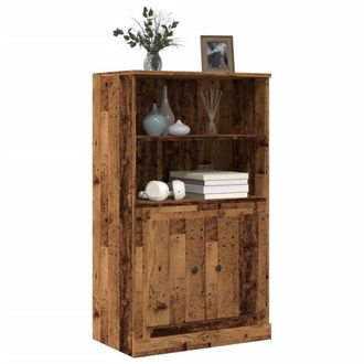 Berkfield Home Highboard Old Wood 60x35.5x103.5 cm Engineered Wood in Brown