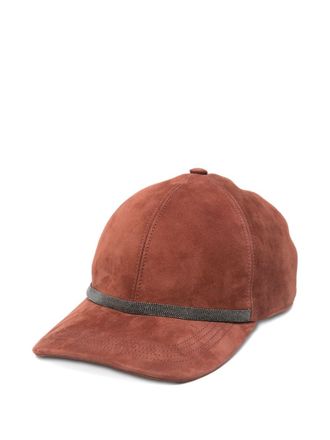 Brunello Cucinelli Gorra de b&eacute;isbol Brunello Cucinelli de cuero