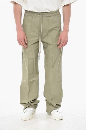 Rick Owens HOLLYWOOD Lightweight Cotton Casual Pants with Elastic Waist size 48