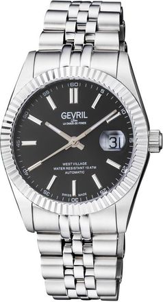 Gevril Group West Village Automatic Black Dial Mens Watch 48901