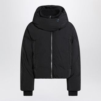 Sportmax Sportmax Black Water Repellent Cropped Down Jacket