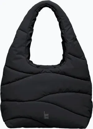 Got Bag Wavy Puffer Recycled Nylon Shoulder Bag in Black at Nordstrom