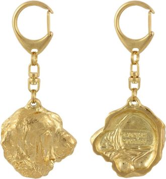 OEM Mast&iacute;n Espa&ntilde;ol - Llavero De Perro Ba&ntilde;ado En Oro, Decoraci&oacute;n De Bolsos, Accesorio De Lujo De Art-dog