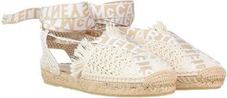 Stella McCartney Womens Beige Canvas Espadrilles Shoe