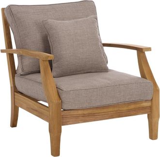 Safavieh Couture Martinique Wood Patio Armchair