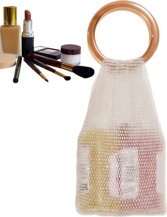 Generic Handmade Bag,Crystal Sparkling Purse with Handle - Woven Tote Bag,for Family Friends Girlfriend Travel Home Indoor Outdoor Daily Commute