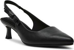 Anne Klein Ibbey Slingback Pump in Black Patent at Nordstrom Rack, Size 9.5