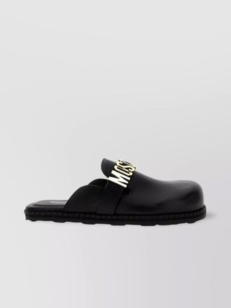 Moschino leather mules