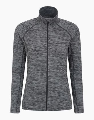 Mountain Warehouse Womens Mountain Warehouse Womens/Ladies Bend & Stretch Full Zip Midlayer - Black - Size: 10