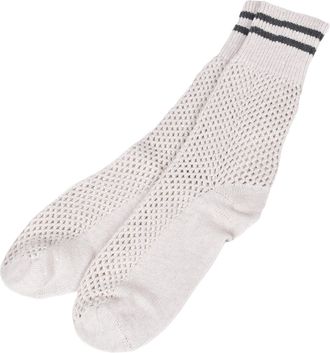Brunello Cucinelli Beige Cotton Womens Socks
