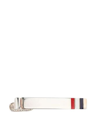 Thom Browne striped tie pin - men - Sterling Silver - One Size