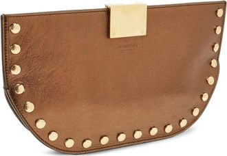 Burberry Clutch Olympia in pelle - Marrone