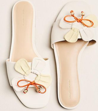 Maeve Flower Slide Sandals