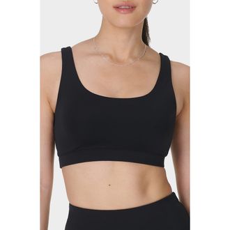 Sweaty Betty All Day Active Sports Bra in Black at Nordstrom, Size Large