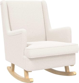 vidaXL Mecedora Crema 62 X 80 X 85 Cm Boucl&eacute; Vidaxl
