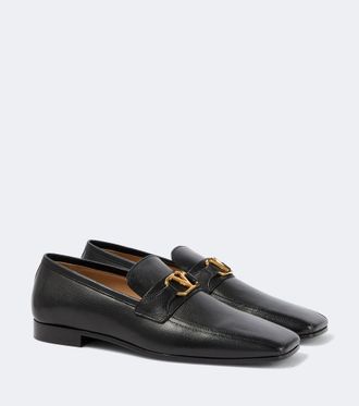 Valentino Garavani Mocasines de piel con VLogo