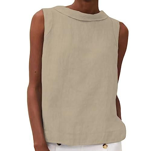 Haut Sans Manches Charter Club Desert Passage Blanc Vif - Col V Avec Perles, Taille M - 60% Coton, 40% Modal - Neuf Avec étiquettes