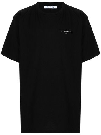 Off-white Arrows print T-shirt - men - Cotton - S - Black