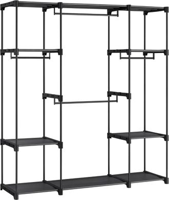 Songmics Perchero de 43 x 151 x 166 cm de color negro