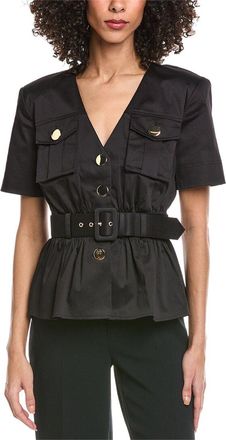 Toccin Ezra Safari Peplum Top