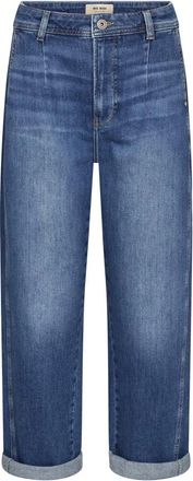 Mos Mosh Loose-fit Jeans - Dames - Loose Fit Jeans - Blauw - W25 - Denim - Jeans