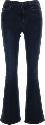 Mother Womens Midnight Blue Stretch Denim The Weekender Jeans - Dark Blue Cotton - Size 32 (Waist)