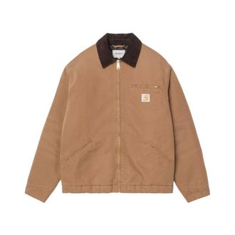 Carhartt Work in Progress Heren, Jassen, Bruin, Maat: L