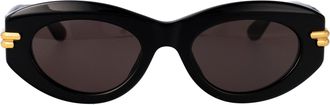 Bottega Veneta Oval Sunglasses Bv1322 S 001
