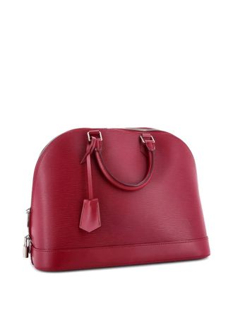 Louis Vuitton Alma Handbag Epi Leather MM satchel - Roze