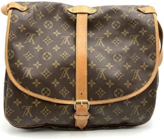 Louis Vuitton Pre-owned Shoulder Bag - Dames - Vintage Schoudertas - Bruin - ONE Size - Vintage