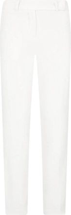 Michael Kors Rechte Polyester Broek - Dames - Straight fit broeken - Wit - L - Polyester - Broeken