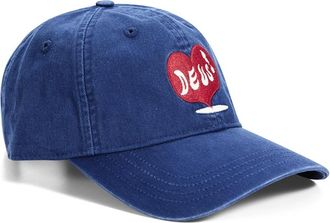 Deus Deep Cut Dad Cap - - Accessories - Uomo - Blu - ONE SIZE