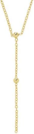 Sterling Forever Dotted Station Lariat Necklace in Gold at Nordstrom Rack