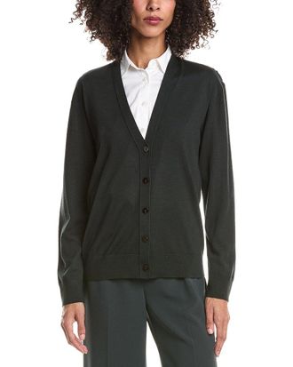 Theory V-Neck Wool Cardigan