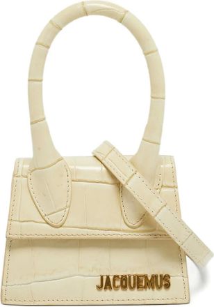 Jacquemus Borsa tote in pelle goffrata - Toni neutri