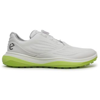 Ecco Ecco Golf LT1 132274 Leather Mens Comfort Trainers - White - Size:UK 10.5-11