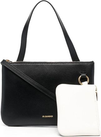 Jil Sander nappa-leather logo-print bag - women - Nappa Leather - OS - Black