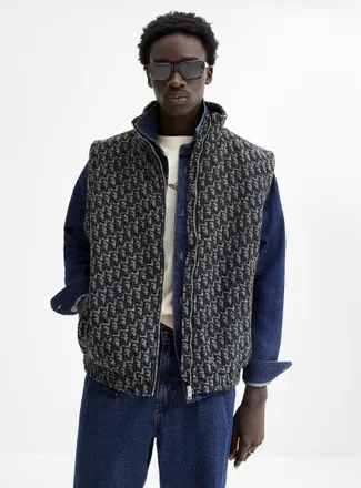 Redefined Rebel Mens Wolff tweed vest