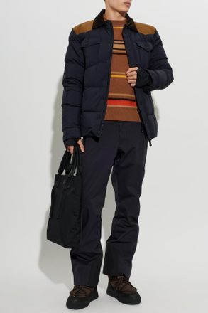 Moncler MONCLER GRENOBLE APRES-SKI Quilted Jacket, Mens, Navy Blue